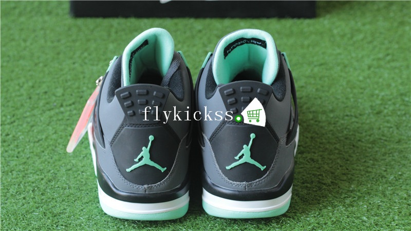 Authentic Air Jordan IV 4 Green Glow